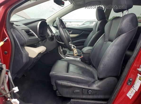 4S4WMALD6K3478939 2019 SUBARU ASCENT Red Widok wnętrza z przodu