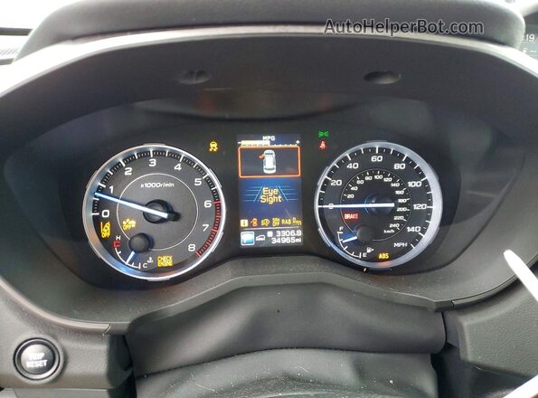 4S4WMALD6K3478939 2019 SUBARU ASCENT Red Widok zestawu wskaźników