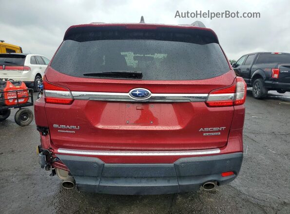 4S4WMALD6K3478939 2019 SUBARU ASCENT Red Widok z tyłu