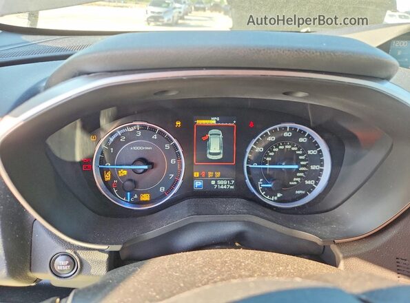 4S4WMALD6M3444289 2021 SUBARU ASCENT Black Սարքավորումների վահանակի տեսք