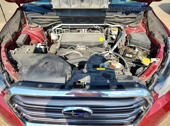 4S4WMALD7L3414457 2020 SUBARU ASCENT Red Engine compartment view