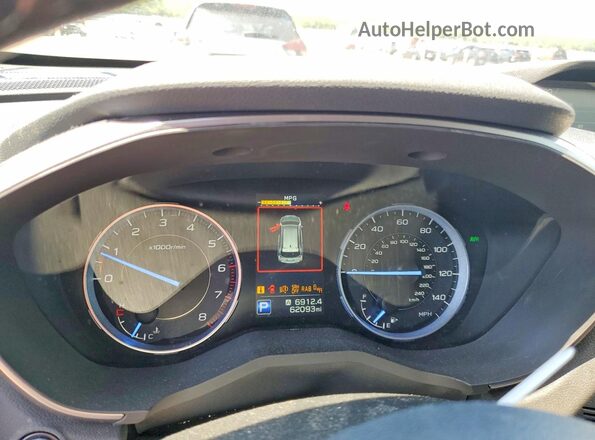 4S4WMALDXL3411245 2020 SUBARU ASCENT Gray Widok zestawu wskaźników
