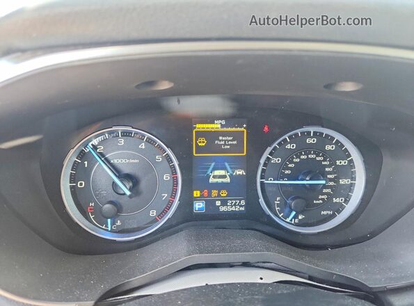 4S4WMAMD3K3482655 2019 SUBARU ASCENT Silver Вид щитка приладів