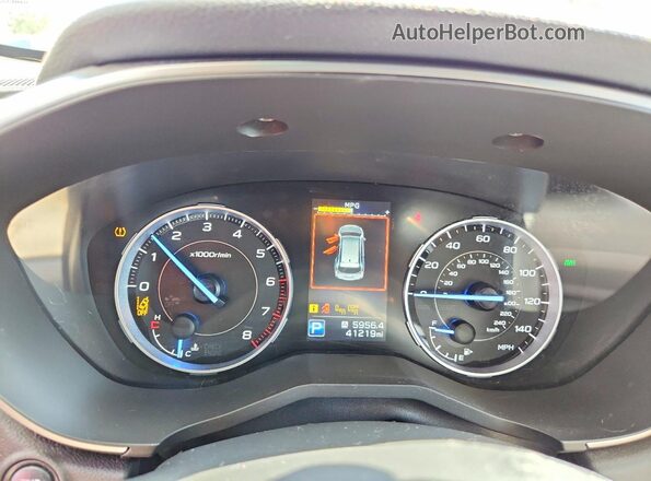 4S4WMAMD6M3468509 2021 SUBARU ASCENT White Instrument cluster view