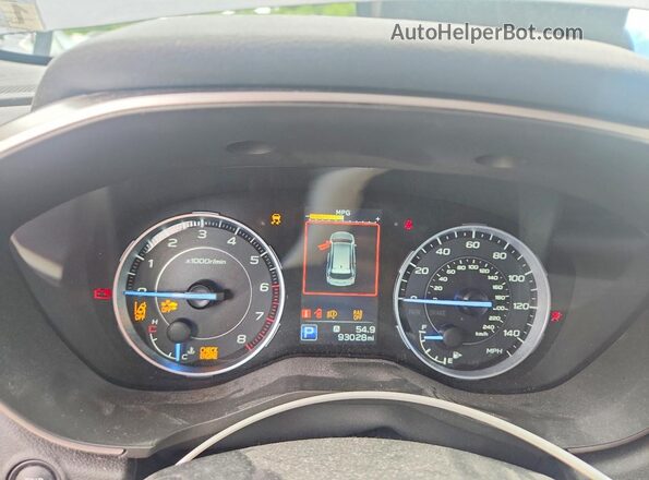 4S4WMAMDXN3417533 2022 SUBARU ASCENT Gray ხელსაწყოთა პანელის ხედი