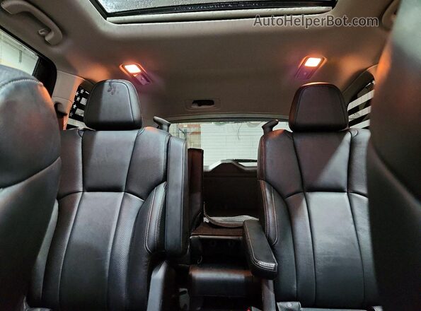 4S4WMAPD1K3424703 2019 SUBARU ASCENT Black უკანა სავარძლების ხედი
