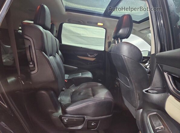 4S4WMAPD1K3424703 2019 SUBARU ASCENT Black უკანა სალონის ხედი