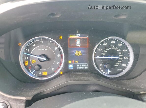 4S4WMAPD1K3468247 2019 SUBARU ASCENT Красный Вид щитка приборов