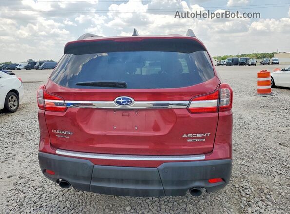 4S4WMAPD1K3468247 2019 SUBARU ASCENT Красный Вид сзади