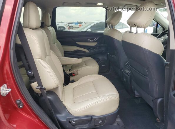 4S4WMAPD1K3468247 2019 SUBARU ASCENT Красный Вид задних сидений