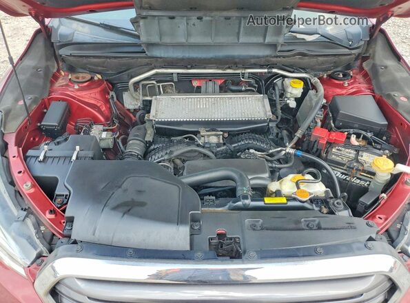 4S4WMAPD1K3468247 2019 SUBARU ASCENT Красный Вид задней части салона