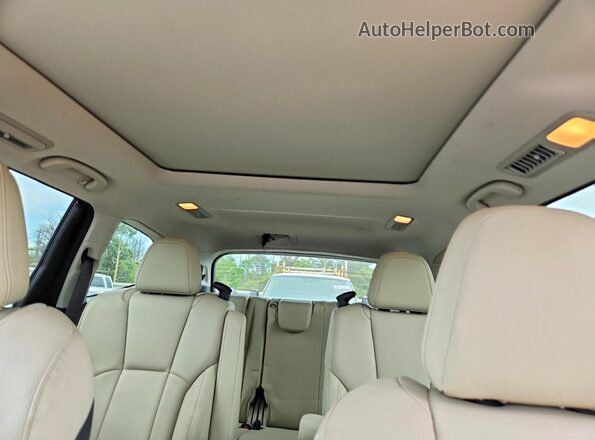 4S4WMAPD2K3441011 2019 SUBARU ASCENT Brown Вид задніх сидінь