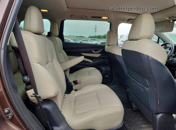 4S4WMAPD2K3441011 2019 SUBARU ASCENT Brown Вид задньої частини салону