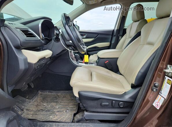 4S4WMAPD2K3441011 2019 SUBARU ASCENT Brown Вид салону спереду