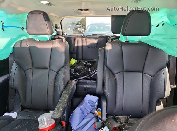 4S4WMAPD2L3455914 2020 SUBARU ASCENT Blue Вид задніх сидінь