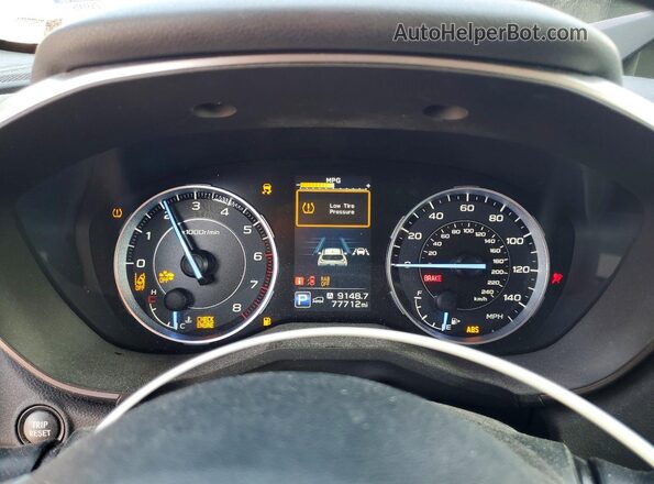 4S4WMAPD3K3455550 2019 SUBARU ASCENT Красный Вид щитка приборов