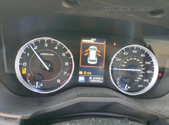 4S4WMAPD4K3482529 2019 SUBARU ASCENT Blue Instrument cluster view