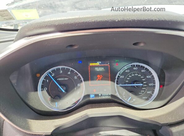 4S4WMAPD5K3435347 2019 SUBARU ASCENT Black Instrument cluster view