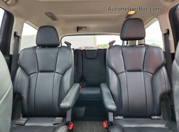 4S4WMAPD5K3435347 2019 SUBARU ASCENT Black Rear seats view