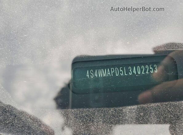 4S4WMAPD5L3402253 2020 SUBARU ASCENT Red Widok naklejki z numerem VIN