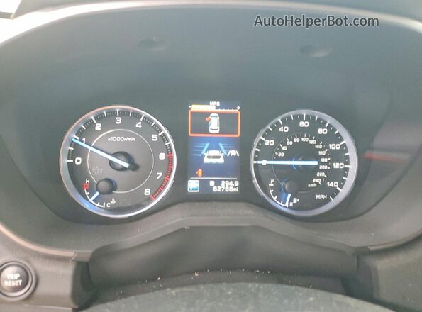 4S4WMAPD5L3402253 2020 SUBARU ASCENT Red Widok zestawu wskaźników