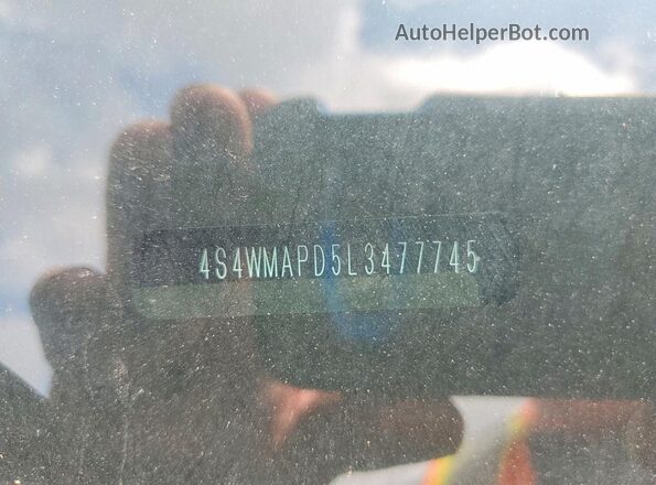 4S4WMAPD5L3477745 2020 SUBARU ASCENT Blue VIN sticker view