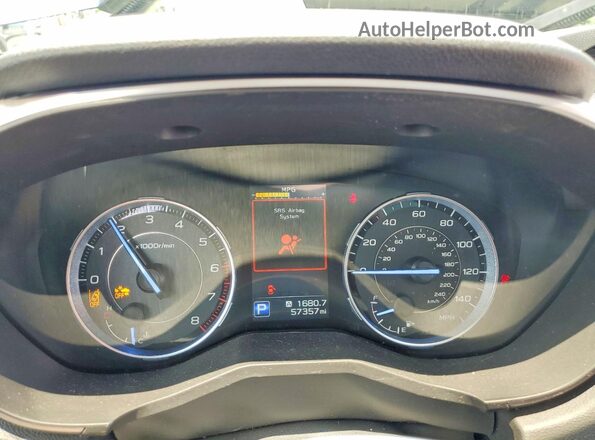 4S4WMAPD5L3477745 2020 SUBARU ASCENT Blue Instrument cluster view