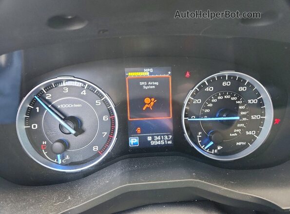 4S4WMAPD7K3487644 2019 SUBARU ASCENT White ხელსაწყოთა პანელის ხედი