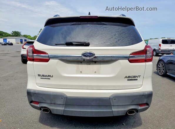 4S4WMAPD7K3487644 2019 SUBARU ASCENT White უკანა ხედი