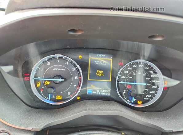 4S4WMAPD7L3461983 2020 SUBARU ASCENT Blue Instrument cluster view
