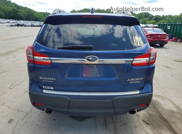 4S4WMAPD8K3448111 2019 SUBARU ASCENT Blue Rear view