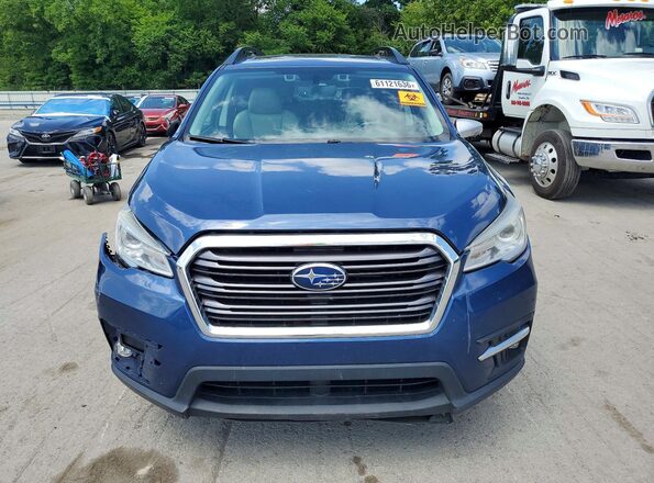 4S4WMAPD8K3448111 2019 SUBARU ASCENT Blue Front view