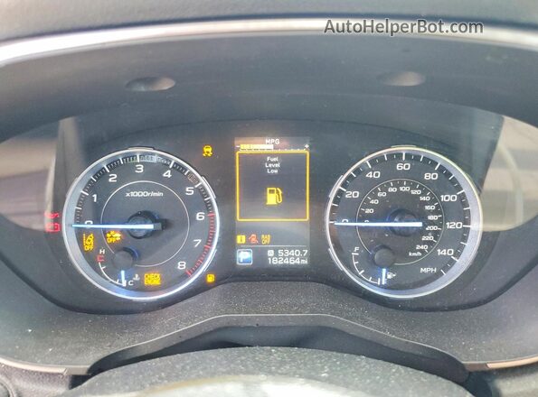 4S4WMAPD8K3448111 2019 SUBARU ASCENT Blue Instrument cluster view