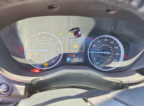 4S4WMAPD9L3476615 2020 SUBARU ASCENT Red Սարքավորումների վահանակի տեսք