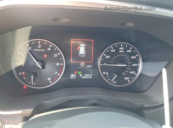 4S4WMAPDXS3443024 2025 SUBARU ASCENT Silver Instrument cluster view