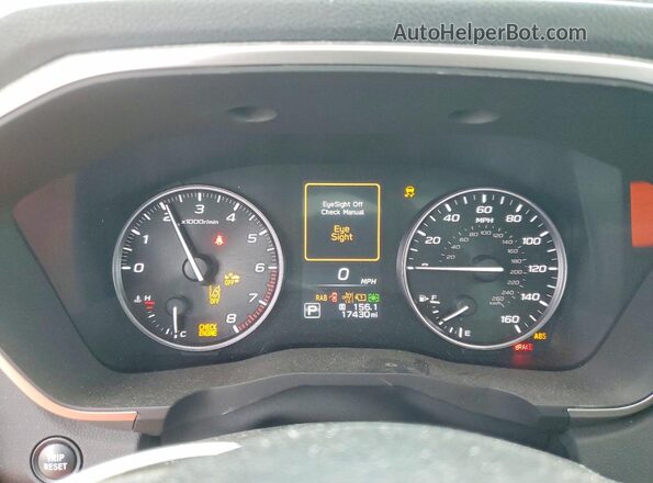 4S4WMARD0R3463158 2024 SUBARU ASCENT Green Vista del cuadro de instrumentos