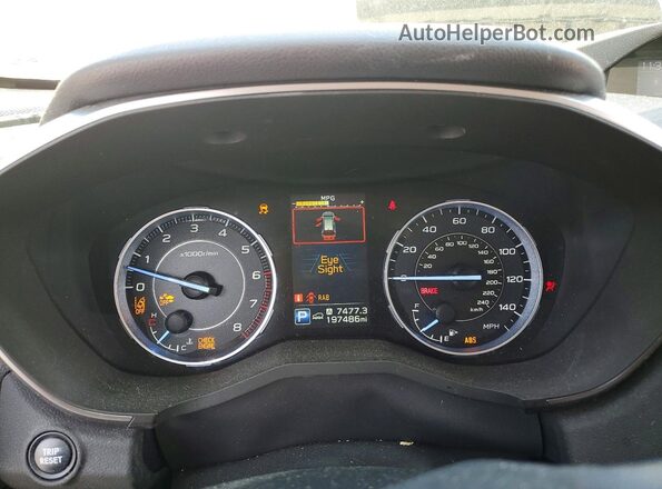 4S4WMARD1K3404481 2019 SUBARU ASCENT White ხელსაწყოთა პანელის ხედი