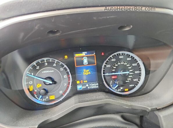 4S4WMARD1L3444173 2020 SUBARU ASCENT White ხელსაწყოთა პანელის ხედი