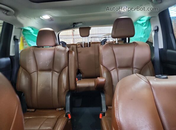 4S4WMARD2K3469694 2019 SUBARU ASCENT Maroon უკანა სავარძლების ხედი
