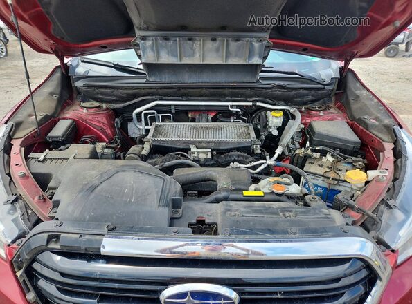 4S4WMARD3K3452709 2019 SUBARU ASCENT Красный Вид подкапотного пространства