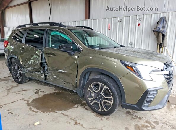 4S4WMARD3R3459606 2024 SUBARU ASCENT Зеленый Передняя правая четверть