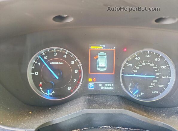 4S4WMARD4L3463879 2020 SUBARU ASCENT Gray Instrument cluster view
