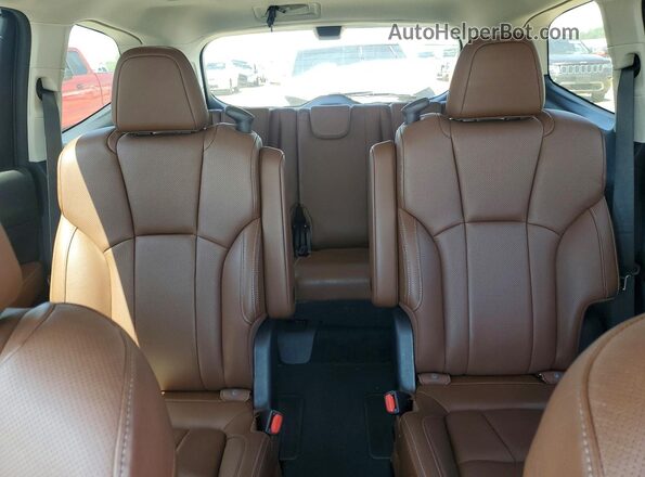 4S4WMARD5K3464716 2019 SUBARU ASCENT Brown Rear seats view