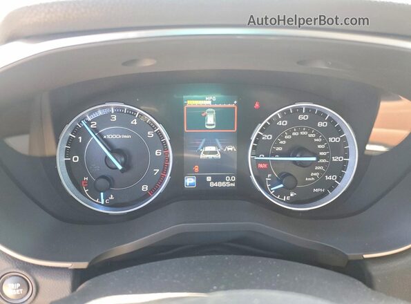 4S4WMARD5K3464716 2019 SUBARU ASCENT Brown Instrument cluster view