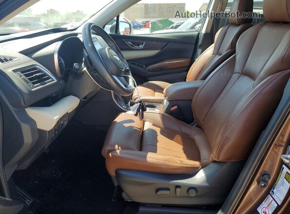 4S4WMARD5K3464716 2019 SUBARU ASCENT Brown Front interior view