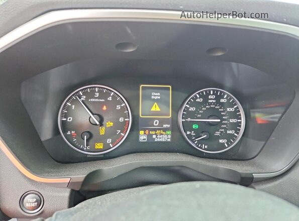 4S4WMARD7P3420921 2023 SUBARU ASCENT Синий Вид щитка приборов
