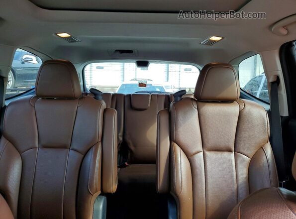 4S4WMARD8K3440894 2019 SUBARU ASCENT Blue Vista de los asientos traseros