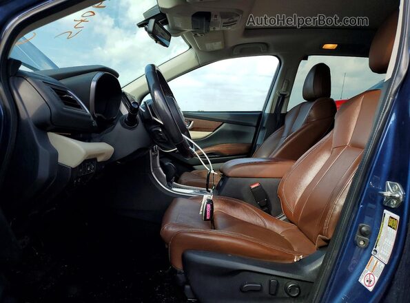 4S4WMARD8K3440894 2019 SUBARU ASCENT Blue Vista interior delantera