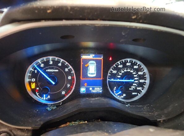 4S4WMARD8L3431694 2020 SUBARU ASCENT White Widok zestawu wskaźników