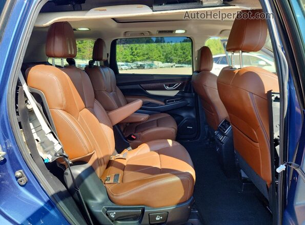 4S4WMARD8L3432313 2020 SUBARU ASCENT Blue Widok wnętrza z tyłu
